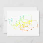 ワシントンぼやけー 招待状 (正面)