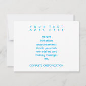 ワシントンぼやけー 招待状 (裏面)