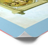 ワシントンをフリーメーソンとして～ 1867 toヴィンテージ ポスター (角)