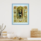 ワシントンをフリーメーソンとして～ 1867 toヴィンテージ ポスター (キッチン)