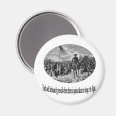 ワシントンアットバレーフォージwith引用文 マグネット (正面/裏面)