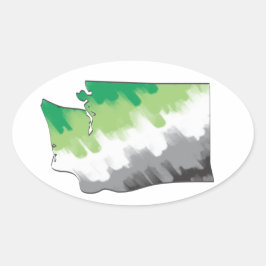 ワシントンアロプライドシール 楕円形シール