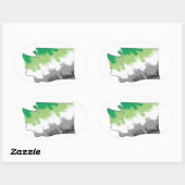 ワシントンアロプライドシール 楕円形シール (シート)