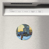 ワシントンアーチアットウィンタートワイライト マグネット (インサイチュ (食洗機))