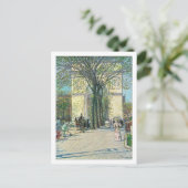 ワシントンアーチニューヨークby Childe Hasssam ポストカード (スタンド正面)