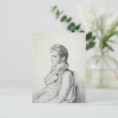 ワシントンアーヴィングポートレート ポストカード (スタンド正面)