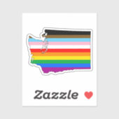 ワシントンインクルーシブプライド シール (シート)