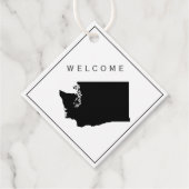 ワシントンウェルカムバッグギフトラベル結婚、ズウィークエンド フェイバータグ (正面)