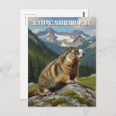 ワシントンオリンピック国立公園旅行 ポストカード (正面/裏面)