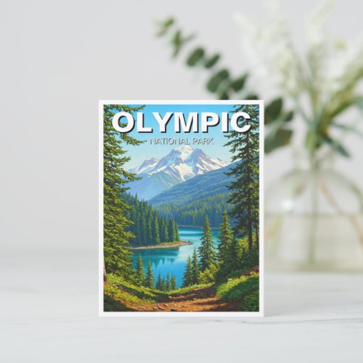 ワシントンオリンピック国立公園旅行 ポストカード (スタンド正面)