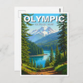 ワシントンオリンピック国立公園旅行 ポストカード (正面/裏面)