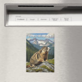 ワシントンオリンピック国立公園旅行 マグネット (インサイチュ (食洗機))