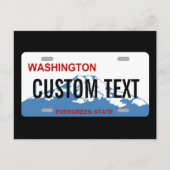 ワシントンカスタムプレートはがき ポストカード (正面)