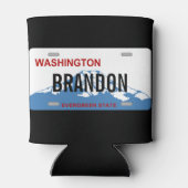 ワシントンカスタム州ライセンスプレートはクーラー 缶クーラー (裏面)