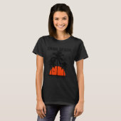 ワシントンカマビーチサーフィンサーフボード Tシャツ (正面フル)