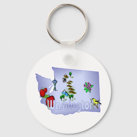 ワシントンキーチェーン キーホルダー (正面)