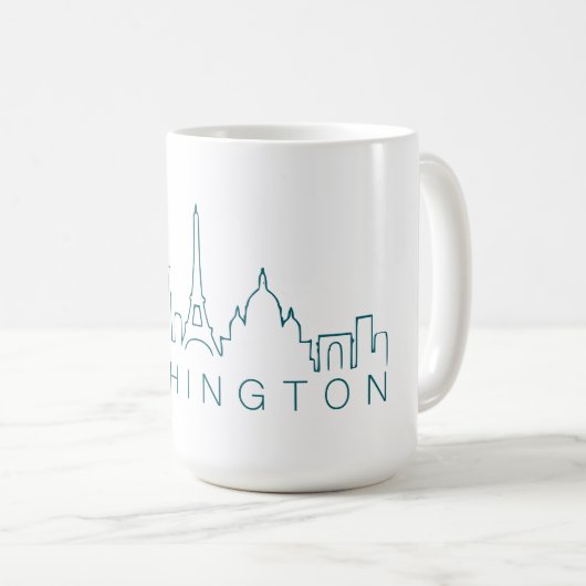 ワシントンコーヒーマグ コーヒーマグカップ (正面右)
