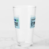 ワシントンサスカッチライセンスプレート タンブラーグラス (左)