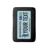 ワシントンサスカッチライセンスプレート バスマット (正面縦)