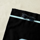 ワシントンサスカッチライセンスプレート ビーチタオル (インサイチュ)