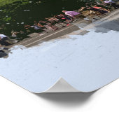 ワシントンスクエアパークグリニッジヴィレッジウィズ文字 ポスター (角)