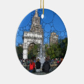ワシントンスクエアパークニューヨーク セラミックオーナメント (右)