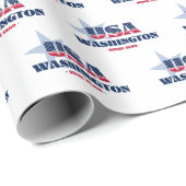 ワシントンスターズアンドストライプズ州 ラッピングペーパー (ロールコーナー)