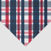 ワシントンスポーツファンブルーホワイトレッドプレイド 薄葉紙 (詳細)