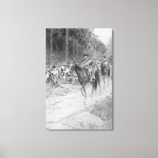 ワシントンズリトリートfromメド素晴らしウズ キャンバスプリント (正面)