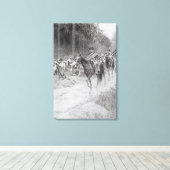 ワシントンズリトリートfromメド素晴らしウズ キャンバスプリント (インサイチュ (ウッドフロア))