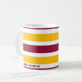 ワシントンチームミニマリストカラーバーズコーヒーマグ コーヒーマグカップ (正面左)