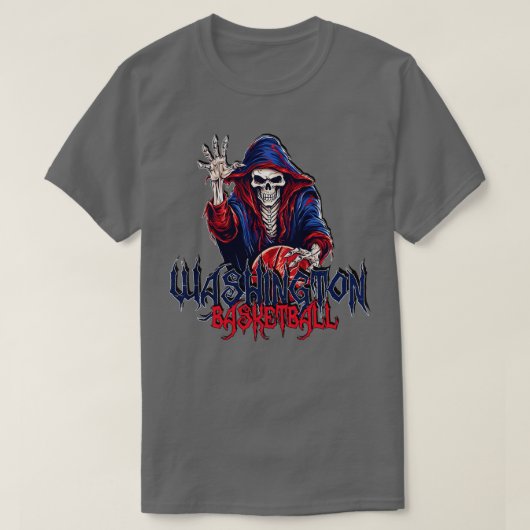 ワシントンバスケットボールハロウィーン Tシャツ (デザイン正面)