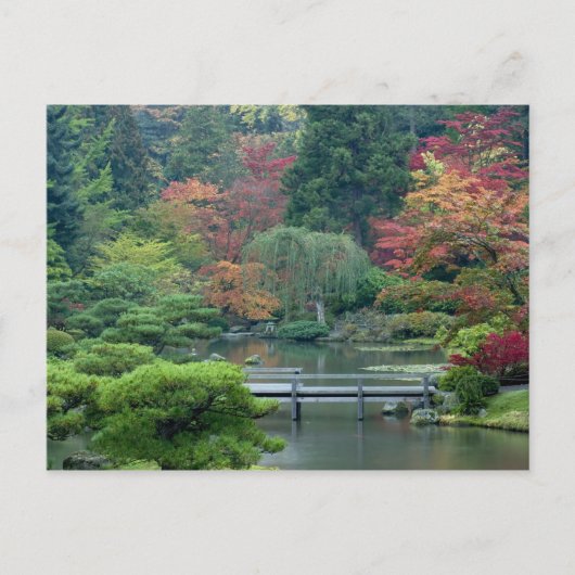 ワシントンパークの日本庭園 ポストカード (正面)