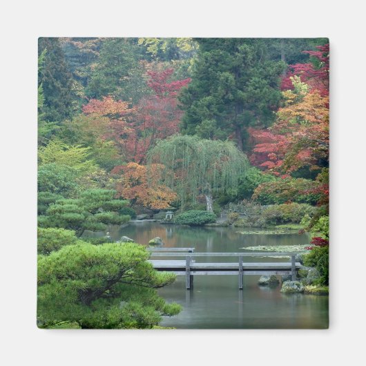 ワシントンパークの日本庭園 マグネット (正面)