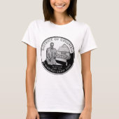 ワシントンフェイクコロンビアクォーター地区 Tシャツ (正面)