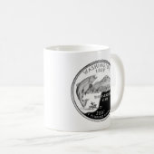ワシントンフェイク州クォーター コーヒーマグカップ (正面右)