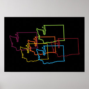 ワシントンプライドぼやけ ポスター