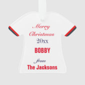 ワシントンベースボールジャージーオーナメント オーナメント (裏面)