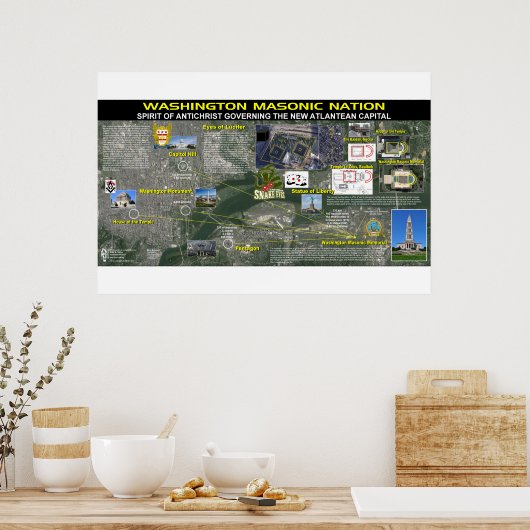 ワシントンマソニック記念碑 – 2 ポスター (キッチン)