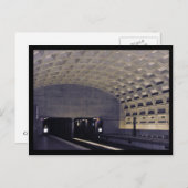 ワシントンメトロ – クリスタルシティステーション ポストカード (正面/裏面)