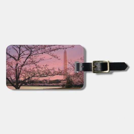 ワシントンモニュメントさくらんぼブロッサムフェスティバル ラゲッジタグ (正面横)