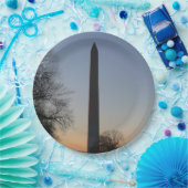 ワシントンモニュメントアットサンセット ペーパープレート (パーティー)