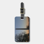 ワシントンモニュメントアットサンセット ラゲッジタグ (正面縦)