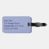 ワシントンモニュメントアットサンセット ラゲッジタグ (裏面横)