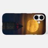 ワシントンモニュメント上のスーパームーン Case-Mate iPhoneケース (裏面 (横))