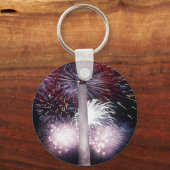 ワシントンモニュメント花火 キーホルダー (正面)