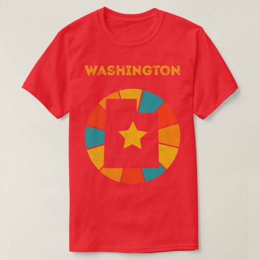 ワシントンユタヴィンテージ動揺して土産1 Tシャツ (デザイン正面)