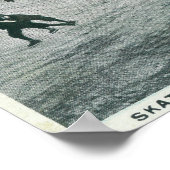 ワシントンレイクパークアイススケートで滑るシーン ポスター (角)