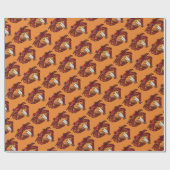 ワシントンレッドカニサッカークレスト ラッピングペーパー (フラット)