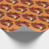 ワシントンレッドカニサッカークレスト ラッピングペーパー (角)